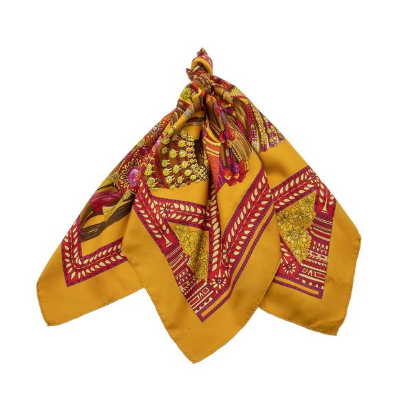 Hermes Silk La Danse du Cheval Marwari 90cm Scarf - Picture 2 of 5